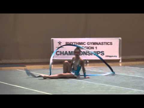 Anya Voznyuk, Ribbon routine, Level 8