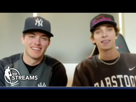 Tik Tok球星格里芬-約翰遜和約什-理查茲在NBA GOAT的談話中進行了評價｜Hoop Streams------。 (Tik Tok stars Griffin Johnson and Josh Richards weigh in on the NBA GOAT conversation | Hoop Streams)