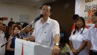 Teh Tarik With Lim Guan Eng in Ipoh