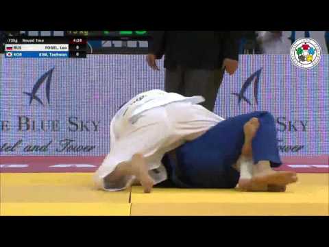 Leo FOGEL (RUS) Vs Taehwan KIM (KOR) - Judo Grand Prix Ulaanbaatar 2014 [-73kg]
