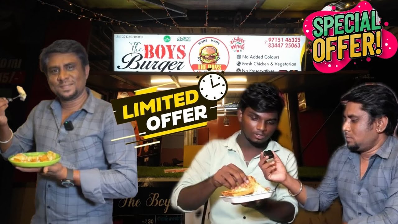 Burger shops Trichy