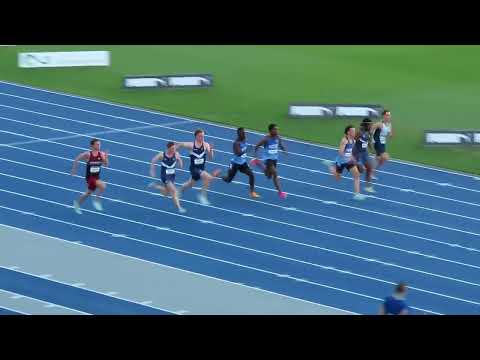 100m U20 Men Final, 100th Australian Athletics Championships, QSAC 30 March 2023