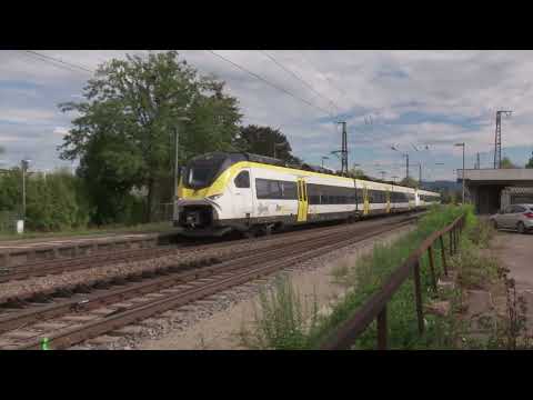 Line-by-Line: Germany (Extract)  - Rheintal mainline south of Karlsruhe - Part 2 south of Frieburg