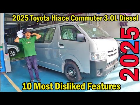 Thumbnail for 2025 Toyota Hiace Commuter 3.0 L Diesel 10 Dislikeable Features versus Nissan Urvan at Isuzu Traviz by Toyota Van, Toyota, Toyota HiAce, Isuzu, Suzuki, Car, Truck, Nissan, Van, Toyota Commuter