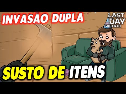 SUSTO DE ITENS NA INVASÃO DUPLA - Last Day On Earth