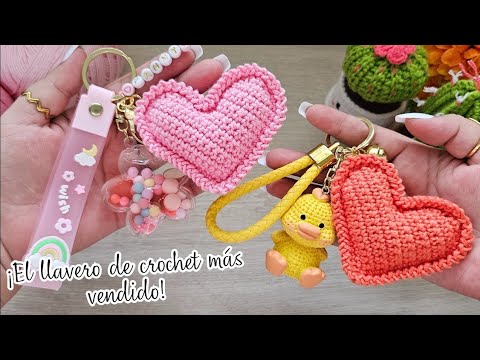 Wow! I crocheted this season's best-selling keychain! 💸 Quick and easy to make.