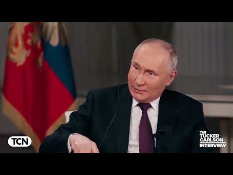 Tucker Carlson intervjuar Vladimir Putin del 1 Svensk text