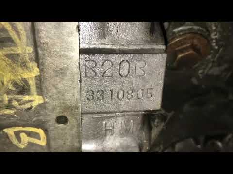  1999-2002 JDM CRV B20B DOHC 2.0L HIGH COMPRESSION ENGINE SWAP: video still