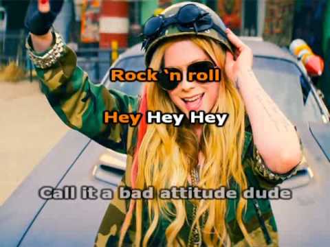 Avril Lavigne - Rock N Roll Karaoke / Instrumental