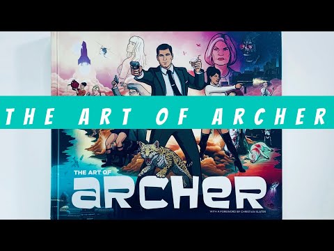 The Art of Archer (flip through) Artbook
