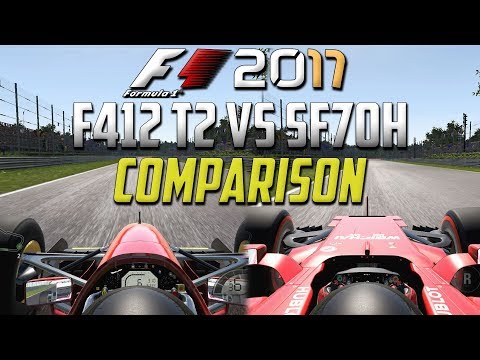 ✅ | F1 2017 Comparison | Ferrari 1995 VS Ferrari 2017 Monza!!