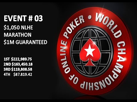 WCOOP 2016 EVENT#03 $1050 NLHE MARATHON FINAL TABLE