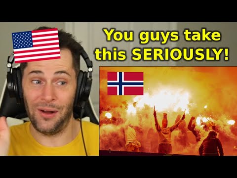American Reacts to Norwegian Football Culture