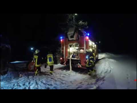 🚨🚨🚒Brandeinsatz Winterlingen  Saunabrand 29.12.2017🚨🚨🚒