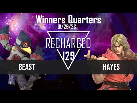 Recharged #129 Winners Quarters - Beast (Falco) vs Hayes (Ken) SSBU
