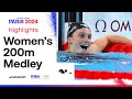 ANOTHER OLYMPIC RECORD Women S Swimming 200m Individual Medley Highlights Paris2024