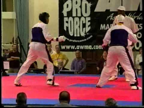 Raymond Daniels vs Joey Greenhalgh 2005 Bluegrass Nationals Karate Tournament