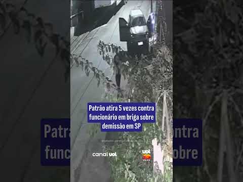 Patrão atira 5 vezes contra funcionário em briga sobre demissão em SP