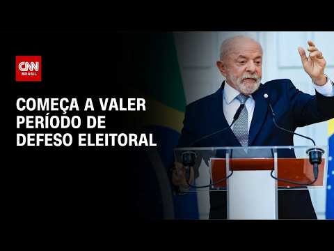 “Defeso eleitoral” passa a valer neste sábado para Lula e governadores; entenda | AGORA CNN