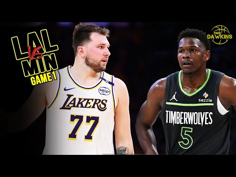 Los Angeles Lakers vs Minnesota Timberwolve Game 1 Full Highlights | 2025 WCR1 | FreeDawkins