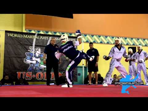Robbie Lavoie vs Justin Ortiz - Mens Team Sparring Championship - US Open 2014
