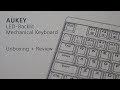 Unboxing Review Aukey Mechanical Keyboard