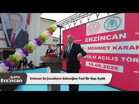 Erzincan’da Çocukların Geleceğine Yeni Bir Kapı Açıldı
