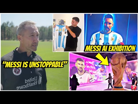 😍New England coach admits MESSI is unstoppable and Leo AI exhibition in Miami