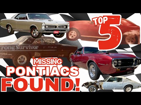 Top 5 MISSING Pontiacs FOUND!