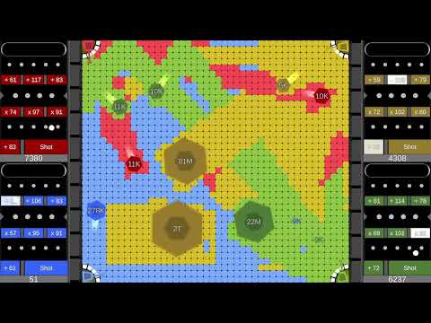 Multiply X Territory War - 4 Player #10 - Marble Race in Unity