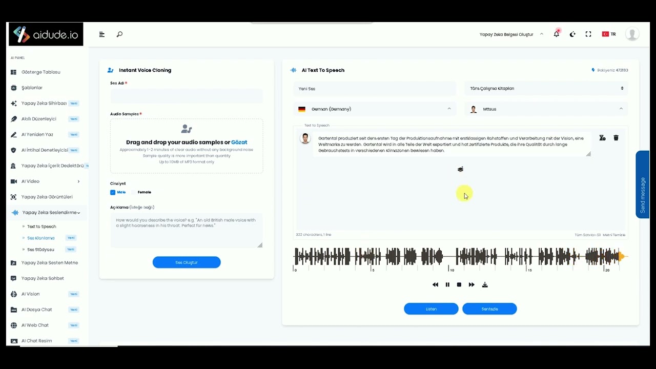 Yapay Zeka ile Ses Klonlama: En İyi Yapay Zeka Ses Klonlama Sitesi