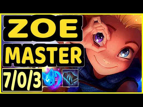 PRETTY (ZOE) vs IRELIA - 7/0/3 KDA MID GAMEPLAY - EUW Ranked MASTER