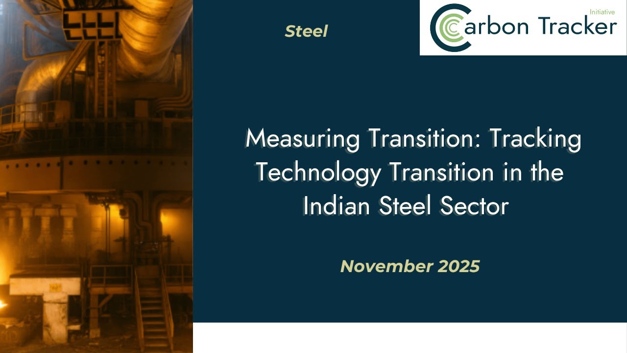 Measuring Transition: Tracking Technology Transition in the Indian Steel Sector