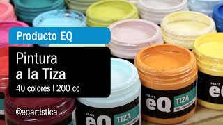 Video de EQ Pintura a la Tiza 200 cc Para pintar madera, MDF, muebles y superficies decorativas