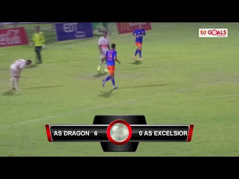Goals - Ligue 1 Vini : As. Dragon vs. As. Excelsior (highlights)
