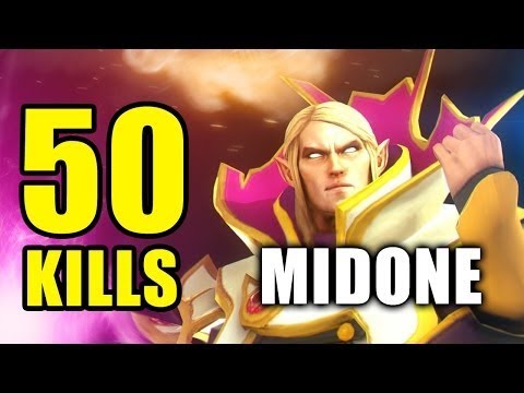Midone Invoker  - Midone Best Plays Invoker Pro Carry 50 Kills - Dota 2 Highlights
