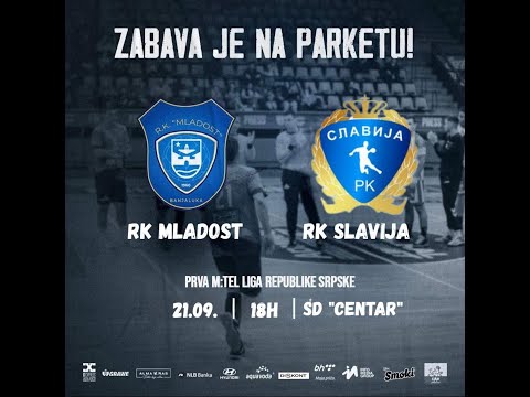 UŽIVO | RK Mladost vs RK Slavija | Prva M:tel liga RS | 2. kolo 2025/26