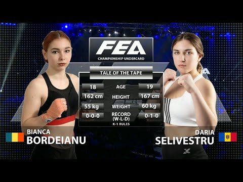 FREE FULL FIGHT | Women’s bantamweight bout, K-1 Rules. Bianca Bordeianu vs Daria Selivestru.