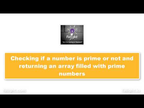 Java Basics Java Program To Fill An Array With Prime Numbers