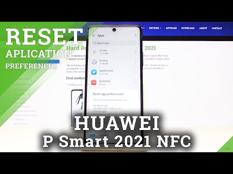 How to Reset App Preferences in HUAWEI P Smart 2021 NFC – Restore App Defaults