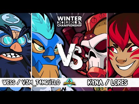 lores / Kyna VS Wess / V3M_T4NQUIL0 | GRAND FINAL | Brawlhalla Winter Doubles Championship - SA
