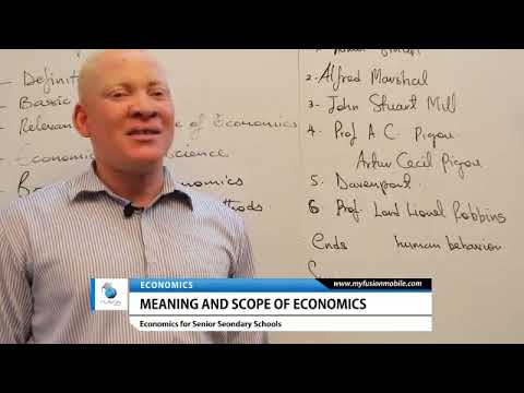 Economics- meaning and basic concepts (SS 1, JAMB Tutorial, WAEC, NECO, Post-UTME, NABTEB)