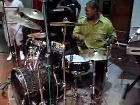 Buddy Playing drums in South africa