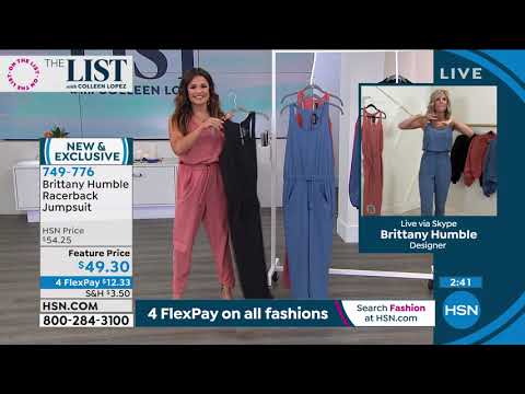 Brittany Humble Racerback Jumpsuit