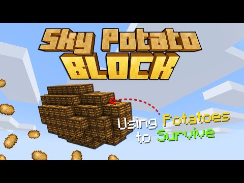 Minecraft Skyblock, but I use Potatoes to Survive 🥔 | Sky Potato Block | Ep.1
