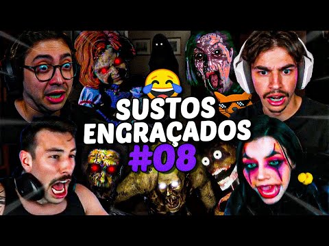 OS MAIORES SUSTOS EM LIVE! - SUSTOS ENGRAÇADOS NAS LIVES #08