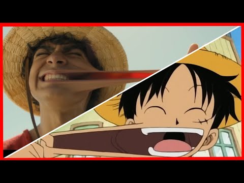One Piece LIVE ACTION vs ANIME Full Comparison