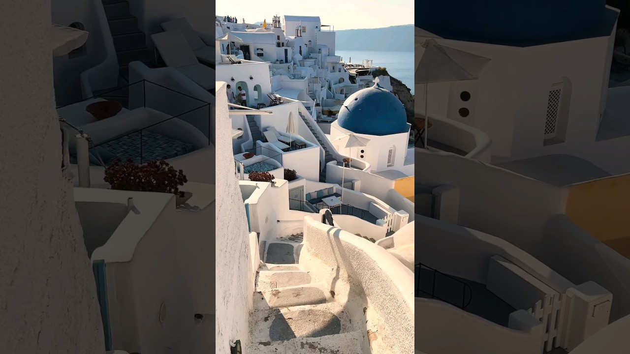 Summer in Greece #fyp #santorini #tiktoktravel #greece