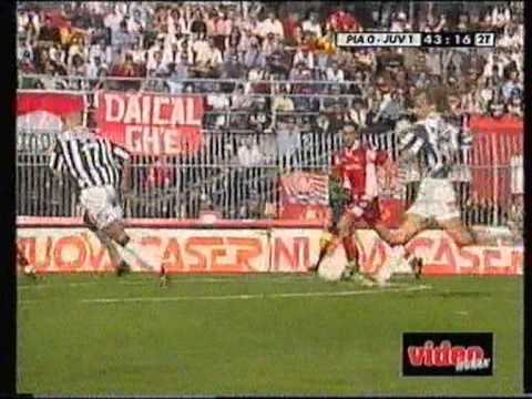 Pavel Nedved Piacenza Juventus 0 - 1 Campionato 2001/2002