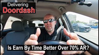 Deliverying Doordash - Earn by Time Vs Earn by Order  in the Same Shift With Higher Acceptance Rate